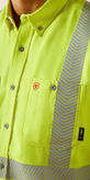 FR Hi-Vis Air Inherent Classic Fit Work Shirt 01